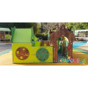 Aire de jeu extérieur labyrinthe pour enfant