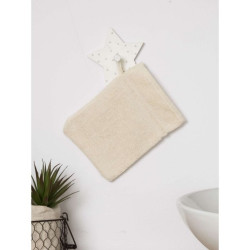 Gant de toilette en coton bio - éponge 400g/m²