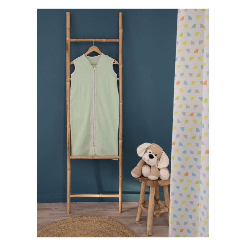 Turbulette été coton jersey 48 x 90 cm vert Amande