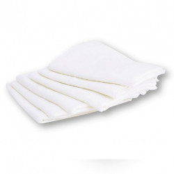 lange étamine ultra doux 140 g/m² 100% coton dim 70 x 70 cm