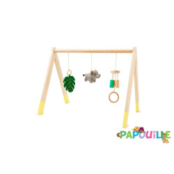 Arche d'éveil en bois pastel la jungle