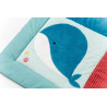 Tapis d'éveil réversible 1 x 1 m pour deux ambiances différentes