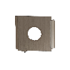 Portillon en bois oculus avec roulette sur mesure