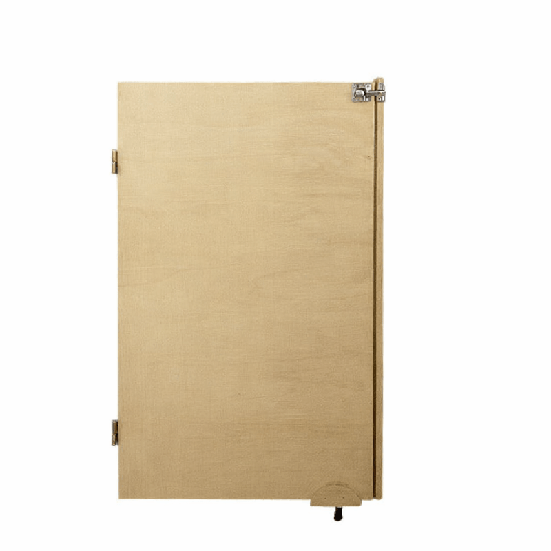 Portillon en bois fenêtre avec roulette sur mesure