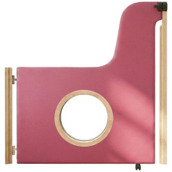 Portillon de séparation avec fenêtre oculus sur mesure