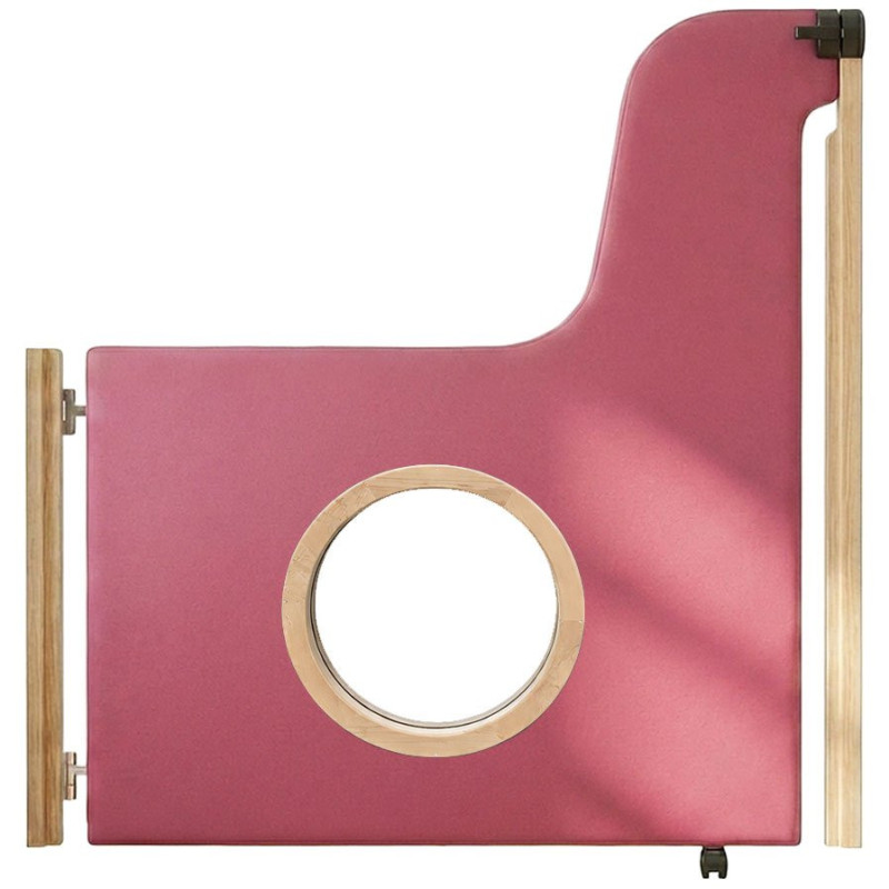 Portillon de séparation avec fenêtre oculus sur mesure