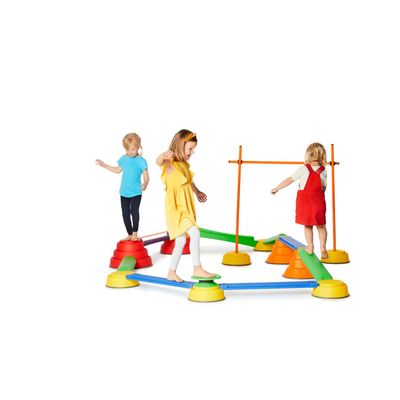 Ensemble 23 pièces parcours motricité enfant