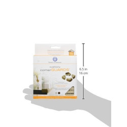 4 coins de protection pour table en mousse antichoc
