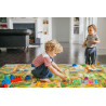 Tapis de jeu double face ville et zoo