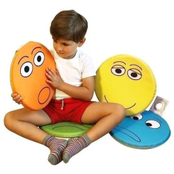 6 Coussins émotion à accrocher