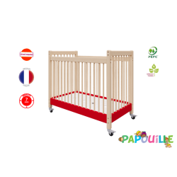Lit en bois d'évacuation pour crèche