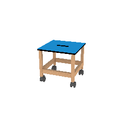 Tabouret à roulettes - T3