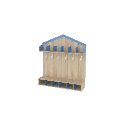 Vestiaire cabane - 6 places