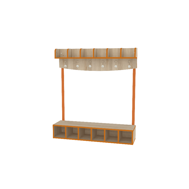 Vestiaire 6 places - T00
