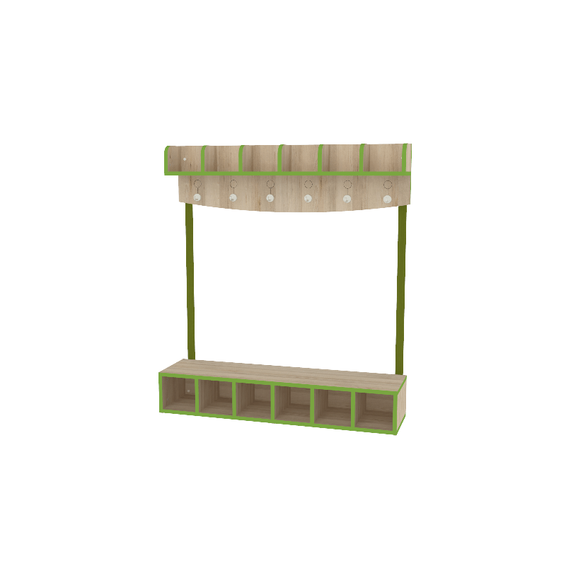 Vestiaire 6 places - T00