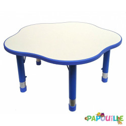 Table fleur 90 x 90 cm réglable en hauteur vert