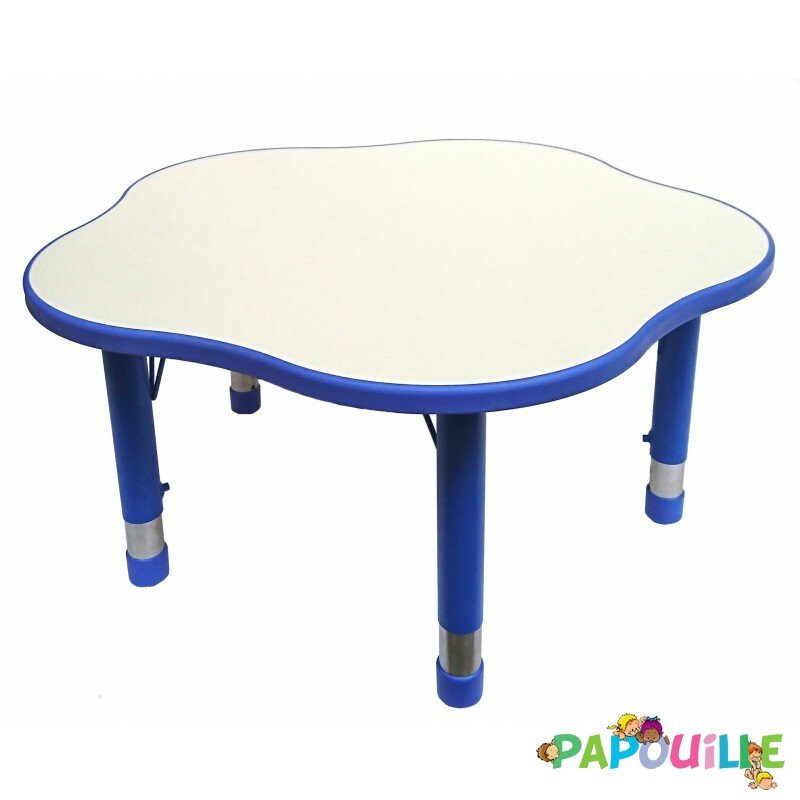 Table fleur 90 x 90 cm réglable en hauteur vert
