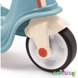 Porteur scooteur bleu