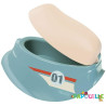 Porteur scooteur bleu