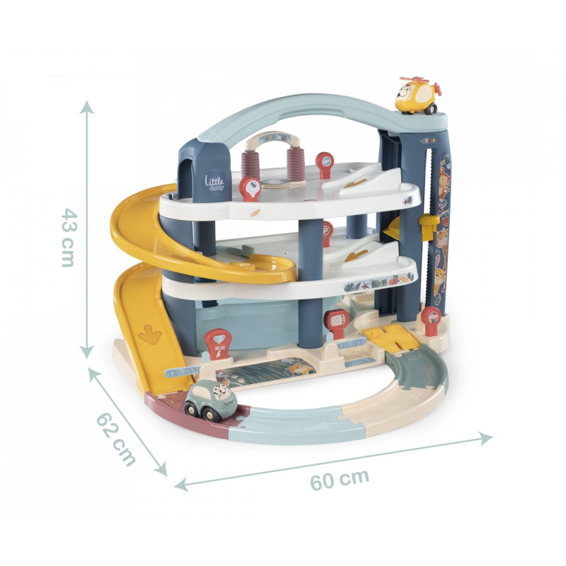 Grand garage avec voitures