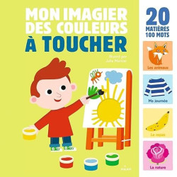 Livre - Mon grand imagier des couleurs à toucher