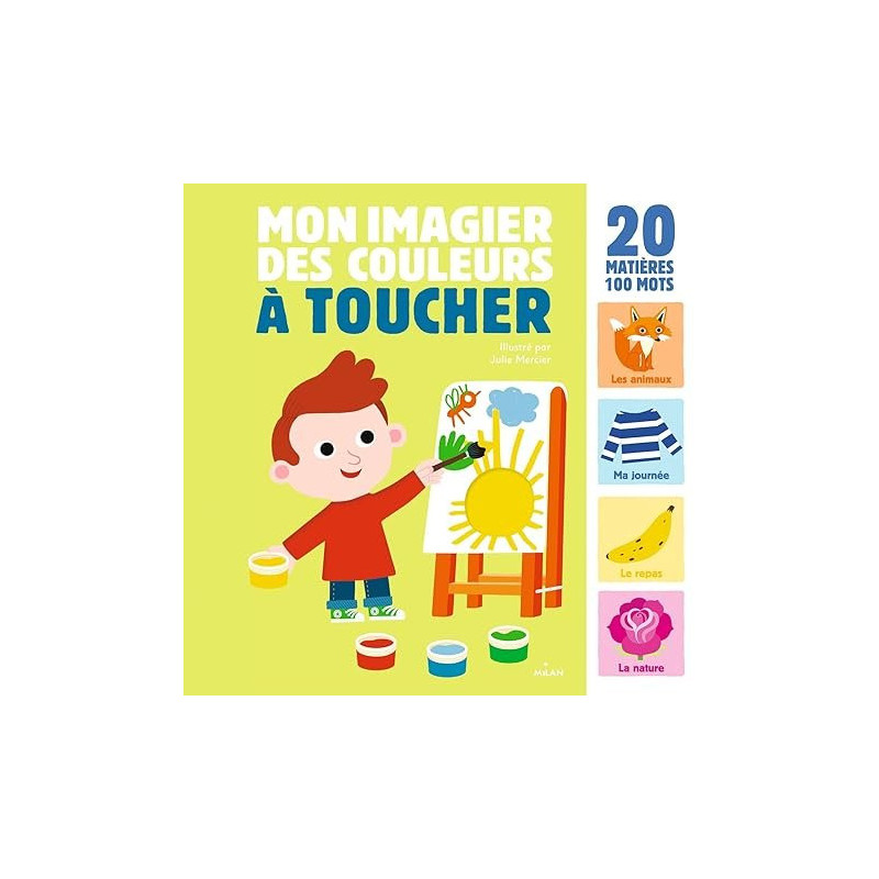Livre - Mon grand imagier des couleurs à toucher