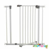 Barrière de sécurité portillon - blanc de 75 à 81 cm