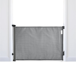 Barrière rétractable jusqu'à 140 cm - Gris