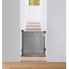Barrière rétractable jusqu'à 140 cm - Gris