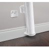 Barrière rétractable jusqu'à 140 cm - Gris