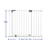 Kit barrière et rallonge de18 cm - Blanc
