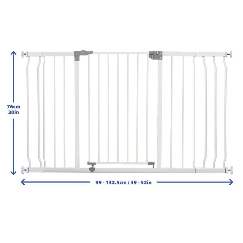 Kit barrière et rallonges de 9 cm et 18 cm - Blanc