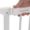 Barrière rétractable 74,5 cm jusqu’à 1,95 m - Blanc