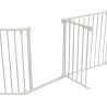 Barrière rétractable 74,5 cm jusqu’à 1,95 m - Blanc