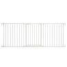 Barrière rétractable 74,5 cm jusqu’à 1,95 m - Blanc