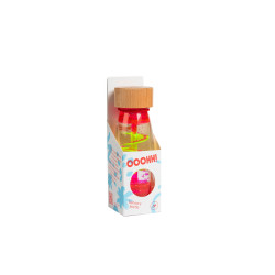 Bouteille sensorielle - spiral rose