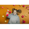Bouteille sensorielle - spiral rose