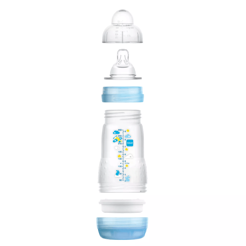 MAM Biberon Easy Start / Anti-Colique - 160ml - Sable - Tétine Débit 1