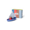 Jouets de bain ours sur un bateau en silicone  - Little L
