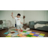Tapis puzzle sensoriel / sensation / tactile pastel