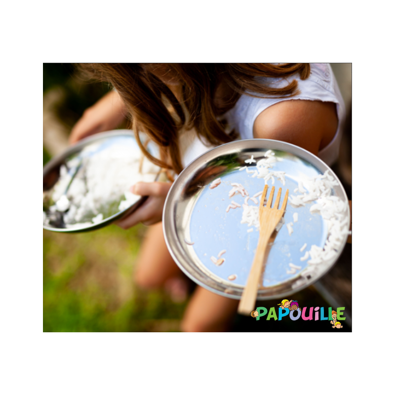 Assiette creuse inox