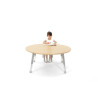 Table ronde Oscar 120 cm réglable en hauteur