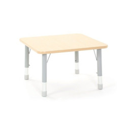 Table carrée Oscar 75 x 75 cm réglable en hauteur