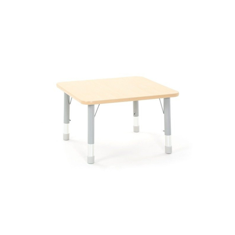 Table carrée Oscar 75 x 75 cm réglable en hauteur