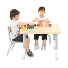 Table carrée Oscar 75 x 75 cm réglable en hauteur