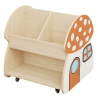 Bibliothèque crèche champignon