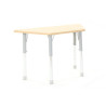 Table trapèze réglable en hauteur 120 x 60 cm