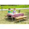 Table d'extérieur 120cm, Pliable
