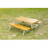 Table d'extérieur 120cm, Pliable