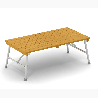 Table d'extérieur 120cm, Pliable